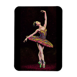 Íman Brown Tutu Ballerina Puzzle – Stunning Dance Art w
