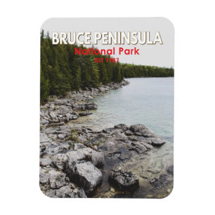 Íman Bruce Peninsula National Park Canada Art Vintage