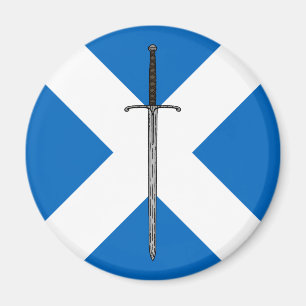 Íman Bruce Sword on Saltyre