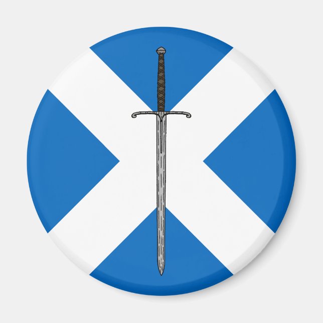 Íman Bruce Sword on Saltyre (Frente)