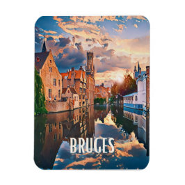 Íman Bruges Belgique Photo Vintage