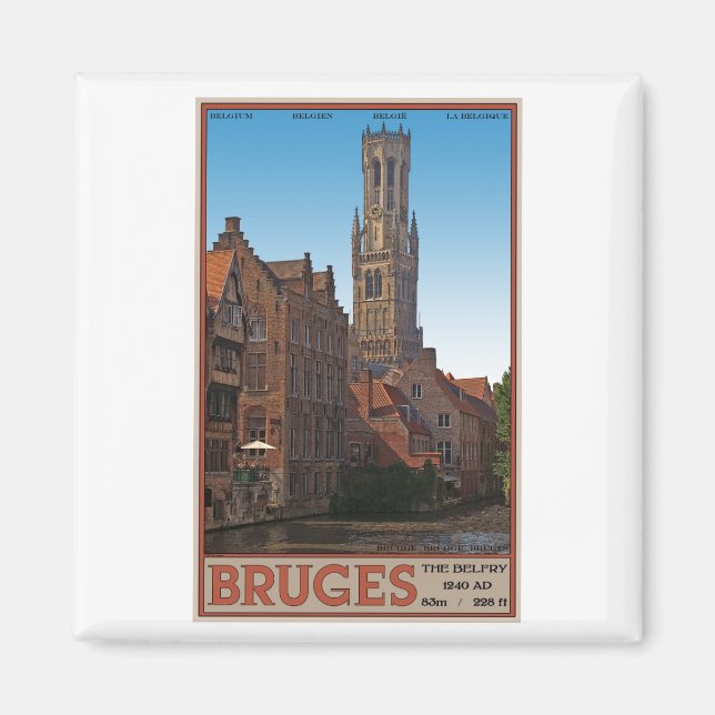 Íman Brugge - Belfry (Frente)