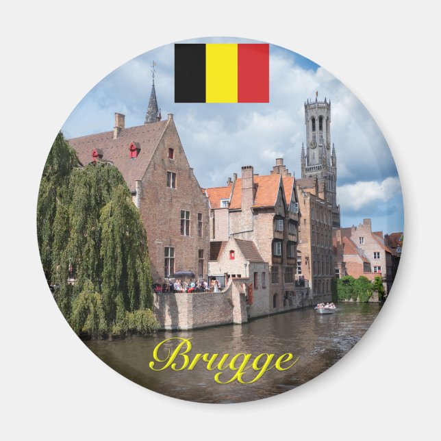 Íman Brugge medieval - Foto Pro (Frente)