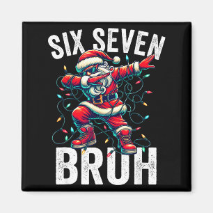 Íman Bruh 67 Seis Sete Papai Noel Dabbing Natal Meme Me