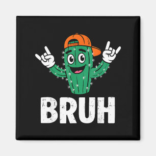 Íman Bruh Cactus Engraçado Cinco De Mayo Dab Cactus Hom