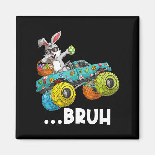 Íman Bruh Dabbing Bunny Felz pascoa Monster Truck Love