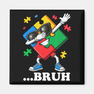 Íman Bruh Dabbing Quebra-cabeça Funny Kids Meninos Mens