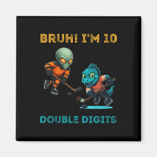 Íman Bruh Estou nos Dígitos Duplos Aniversário de 10 an
