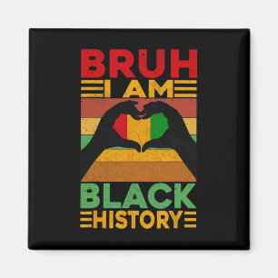 Íman Bruh Eu Sou Mês da História Negra Meninos Africano