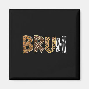 Íman Bruh Funny Animal Print Meme Jungle Safari Design