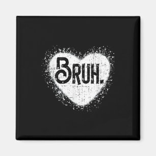 Íman Bruh Funny Memer Irmão Saudando Jovens Homens Val