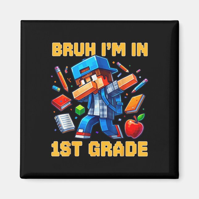 Íman Bruh I'm Em Jovens Rapazes Com Dabbing Grau 1r (Frente)