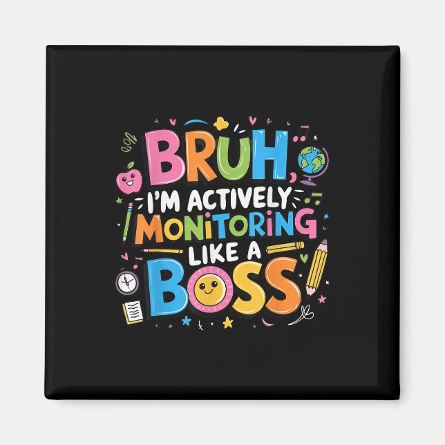 Íman Bruh Im Ativamente Monitorando Como Um Chefe, Test (Frente)