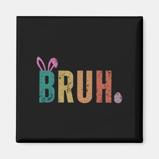 Íman Bruh Meme Engraçado Dizendo Bro Saudando Jovens Me (Frente)