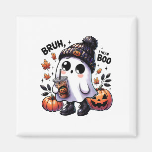 Íman Bruh, quero dizer Boo Engraçado Fantasma Jack O Ca