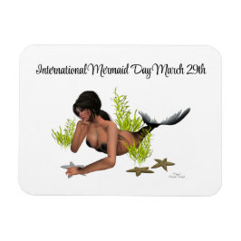 Íman Brunette Mermaid com Amido Flexível