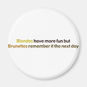 Íman Brunettes&BlondesBumperStik