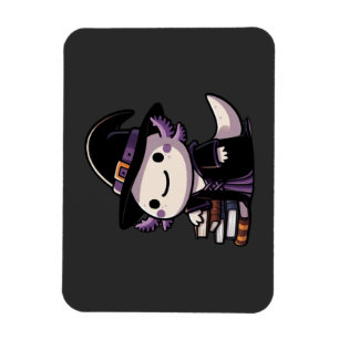 Íman Bruxa Axolotl - Halloween Bonito