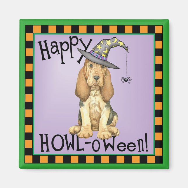 Íman Bruxa Bloodhound (Frente)