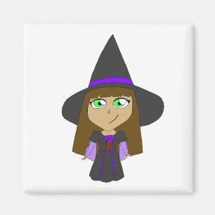 Íman bruxa chibi   