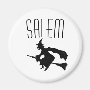 Íman Bruxa de Salem no ímã do broomstick