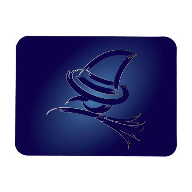 Íman bruxa do Dia das Bruxas (Horizontal)