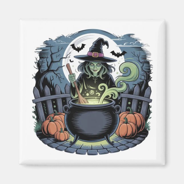 Íman Bruxa do Magneta Cauldron (Frente)