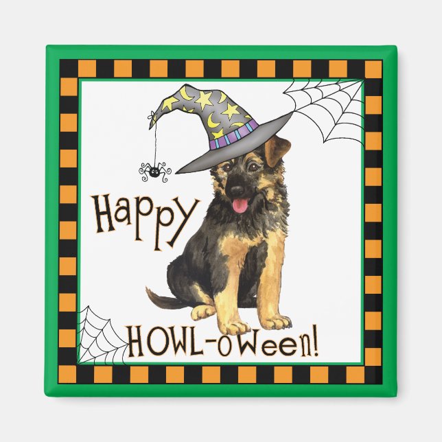 Íman Bruxa german shepherd (Frente)