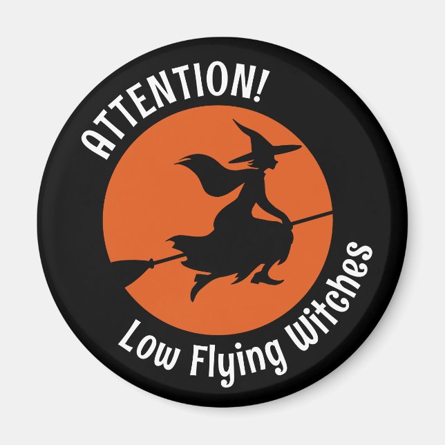 Íman Bruxa na Broom (Frente)