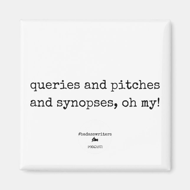 Íman bruxaria! Magneta quadrada (Frente)