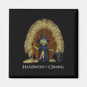 Íman Bruxas Brincam Brincadeiras do Dia das Bruxas Meni