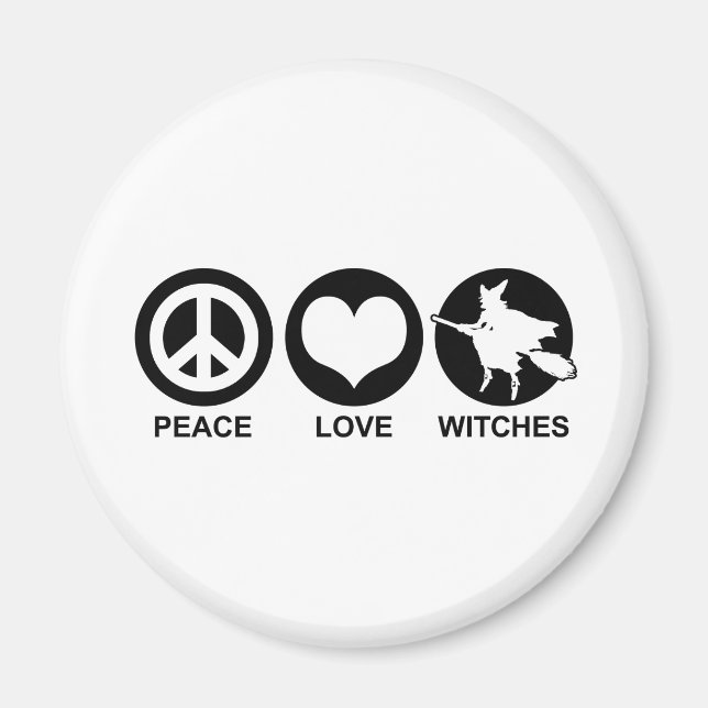 Íman Bruxas do Amor pela Paz (Frente)