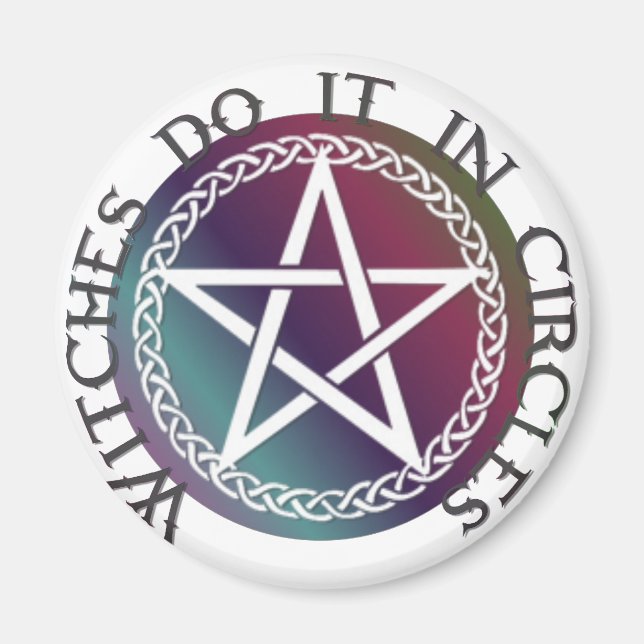 Íman Bruxas fazem isso em círculos ao redor do ímã (Frente)