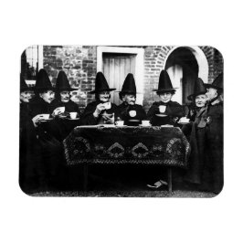 Íman Bruxas Galesas Tendo Tea Crone Teatime
