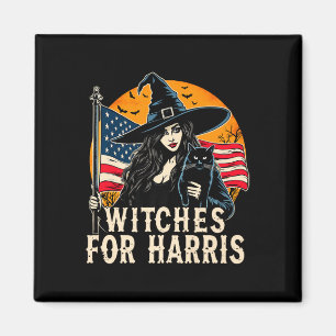 Íman Bruxas Para Kamala Harris Halloween, Sociedade Pol
