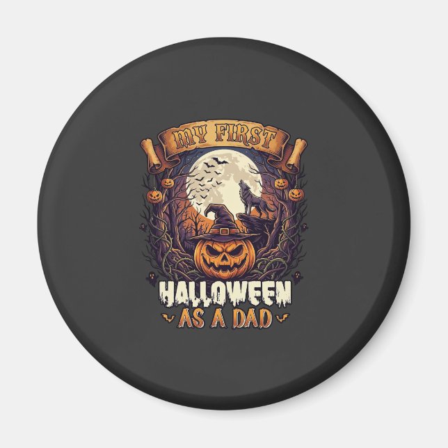 Íman Bruxas Penduradas Halloween Bruxa Voadora Casa Ass (Frente)
