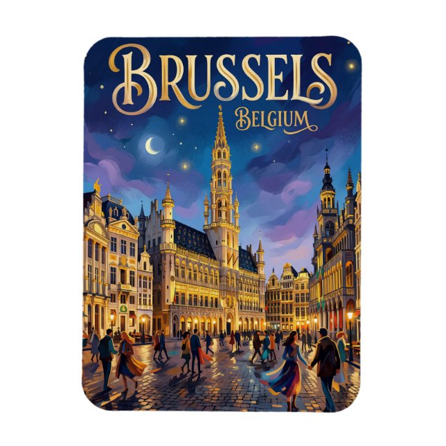 Íman Bruxelas Bélgica (Vertical)