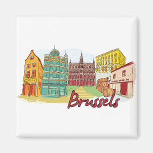 Íman Bruxelas, Bélgica Cidade Famosa