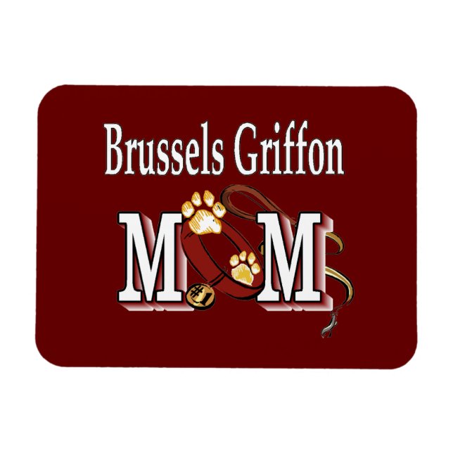 Íman Bruxelas Griffon Dog MOM (Horizontal)