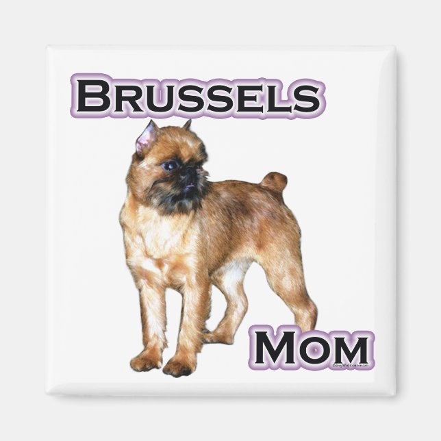 Íman Bruxelas Griffon Mãe; Mãe de Bruxelas Griffon (Frente)
