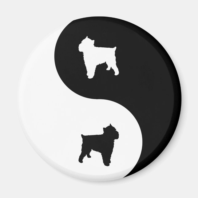 Íman Bruxelas Griffon Yin Yang (Frente)