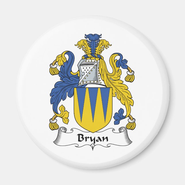 Íman Bryan Family Crest (Frente)