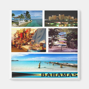 Íman BS - Bahamas - Colagem Mosaica