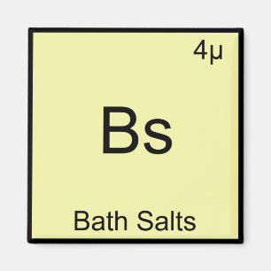 Íman Bs - Bath Sal Elemento Engraçado Chá de Química