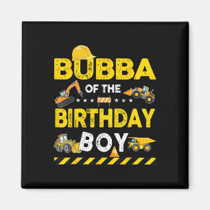 Íman Bubba Do Aniversário Do Trabalhador De Construção 