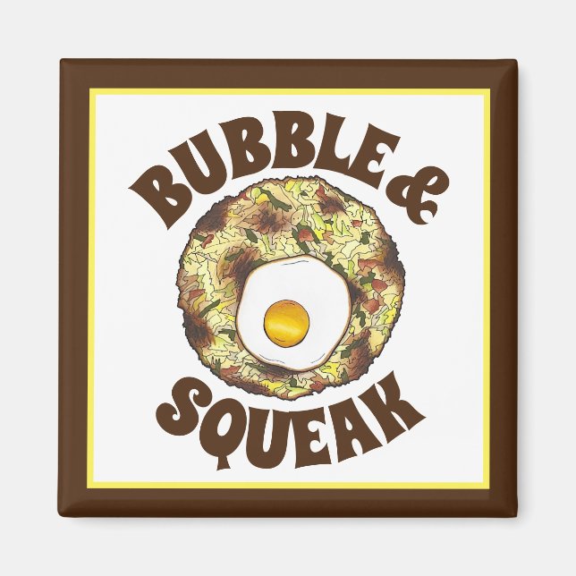 Íman Bubble e Squeak Brunch - Reino Unido - Comida Cuis (Frente)