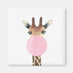 Íman Bubblegum de sopro do girafa