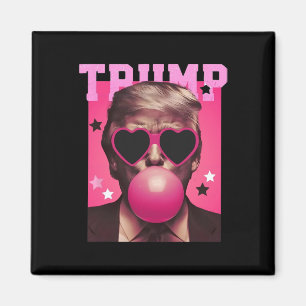 Íman Bubblegum Trump Soprando Bolha Goma Pia de Natal