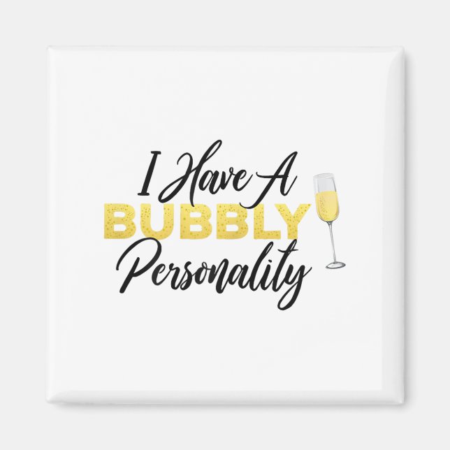 Íman Bubbly Ity _ Champagne_wine Lover Quote  (Frente)