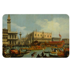 Íman Bucentaur's Return Palazzo Ducale Canaletto Fine